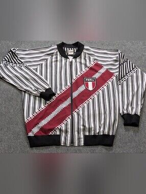 YIRKO SIVIRICH Peru Graphic Track Jacket Coat - Unisex Large🇵🇪 Authentic Yirko